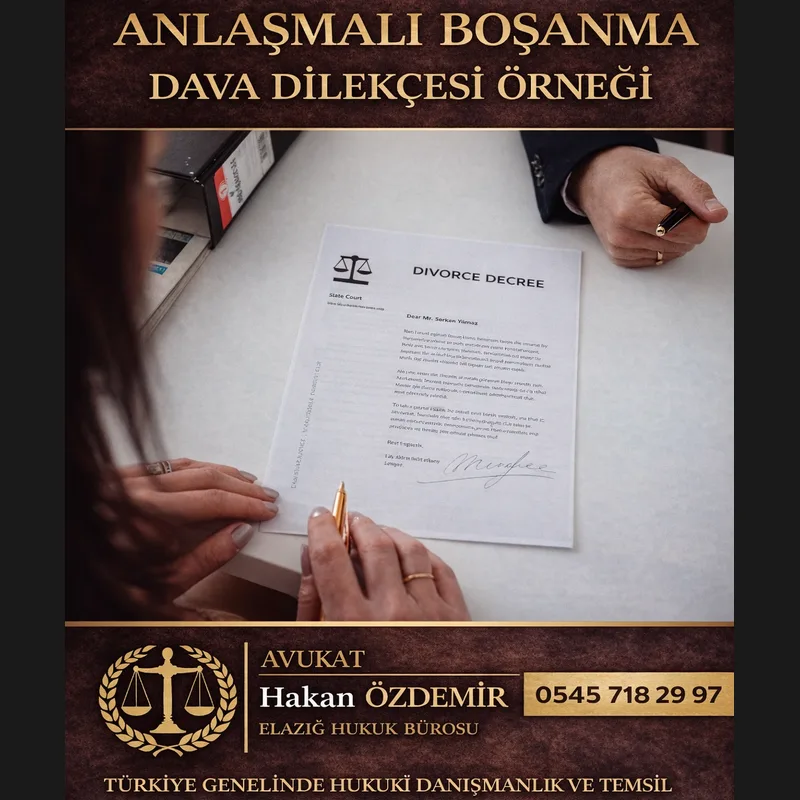 Anlaşmalı Boşanma Dava Dilekçesi Örneği