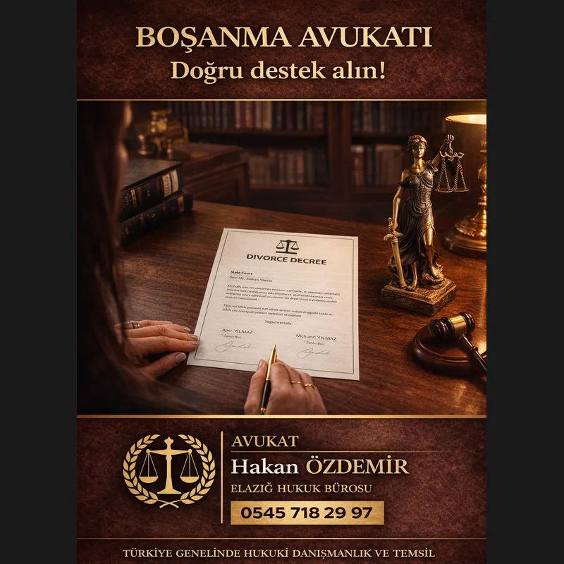 Elazığ Boşanma Avukatı 2026 Rehber