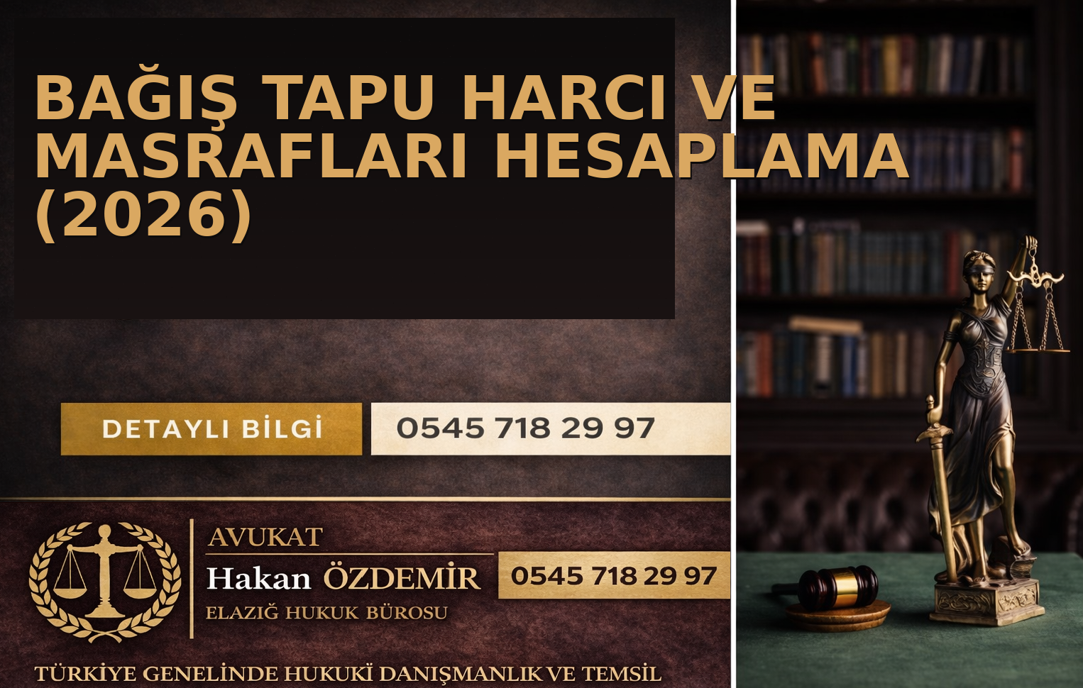 Bağış Tapu Harcı ve Masrafları Hesaplama (2026)